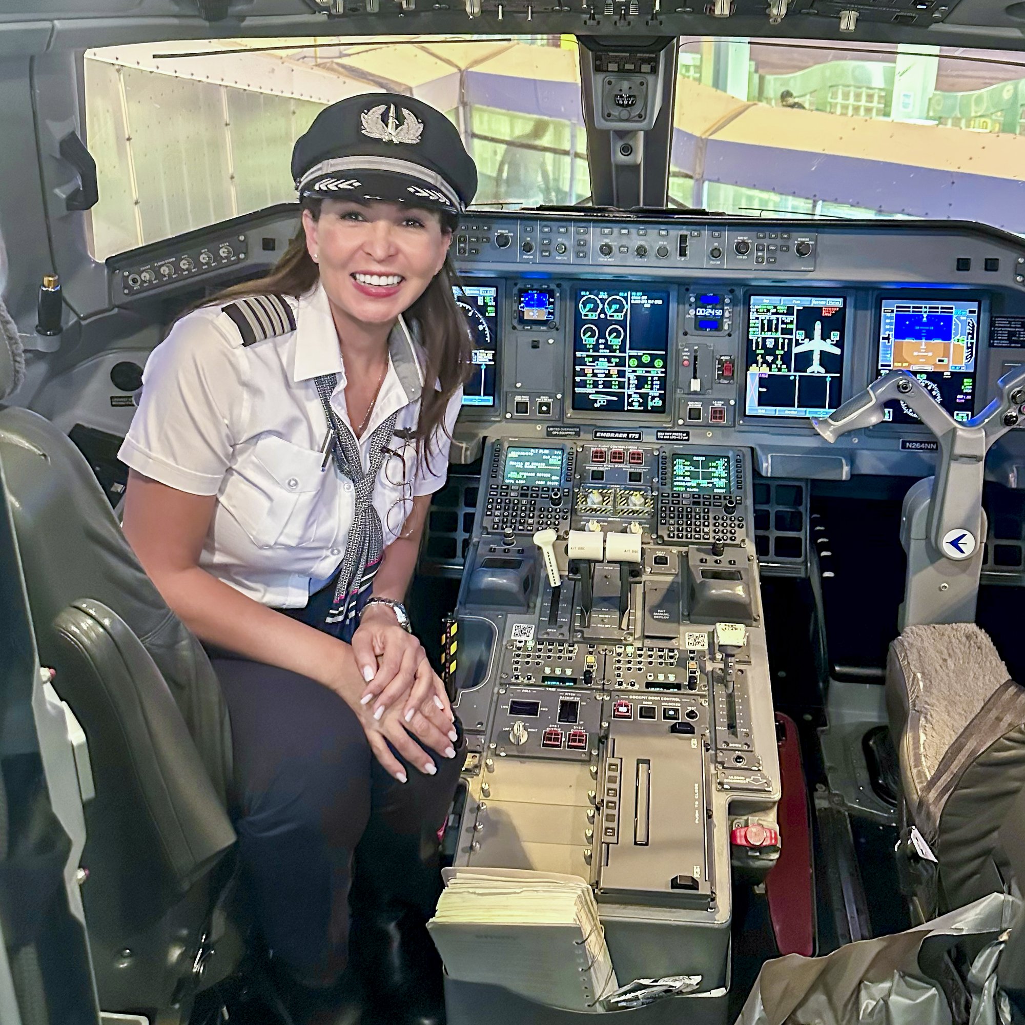 Airline Pilot Aviator Zone Academy American Airline Cap Spirit 2-1