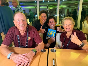 John and Martha King and Felipe and Juan Santiago