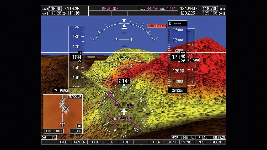 Image of a PFD SVT panel