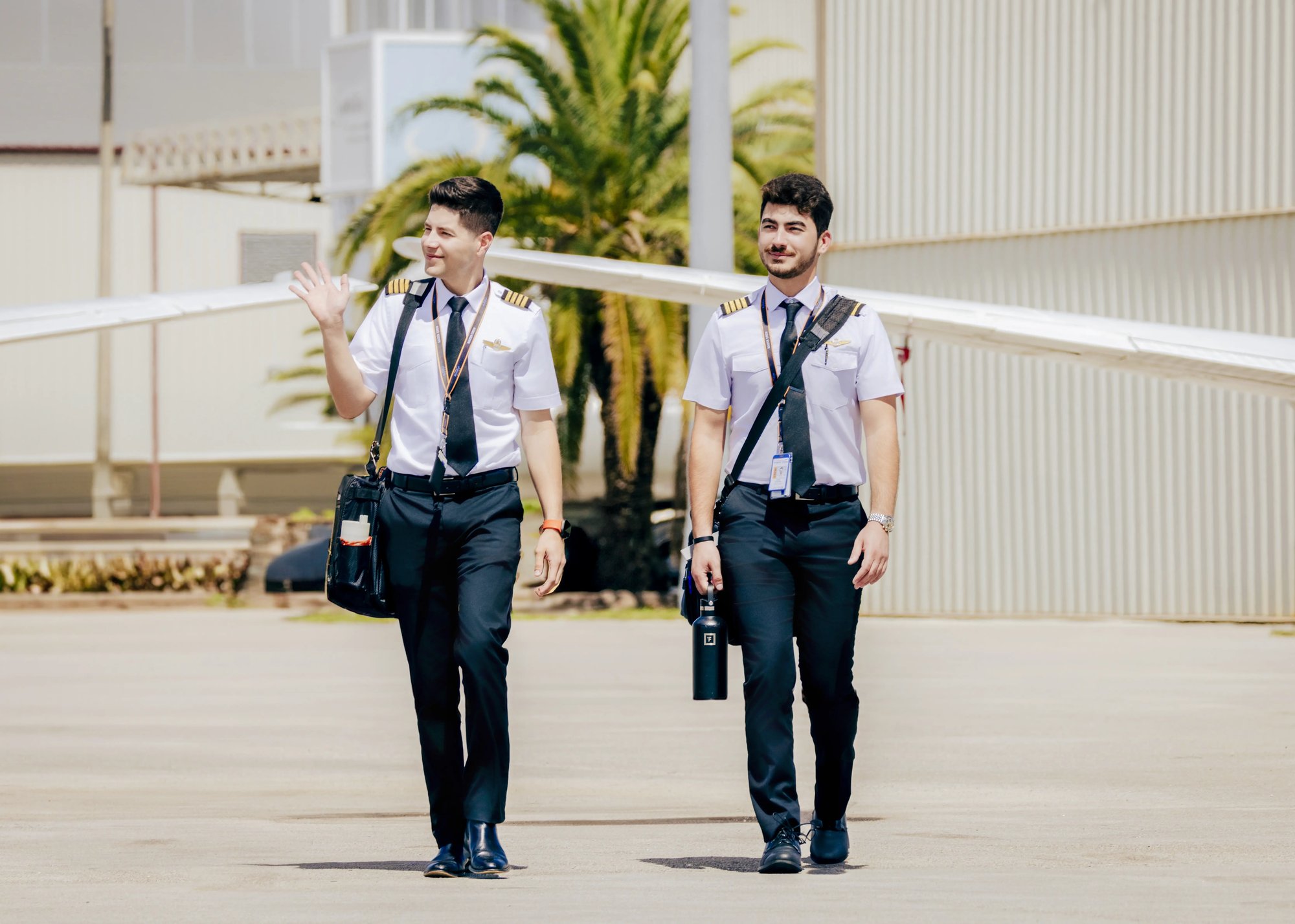 Instructors Walking Runway