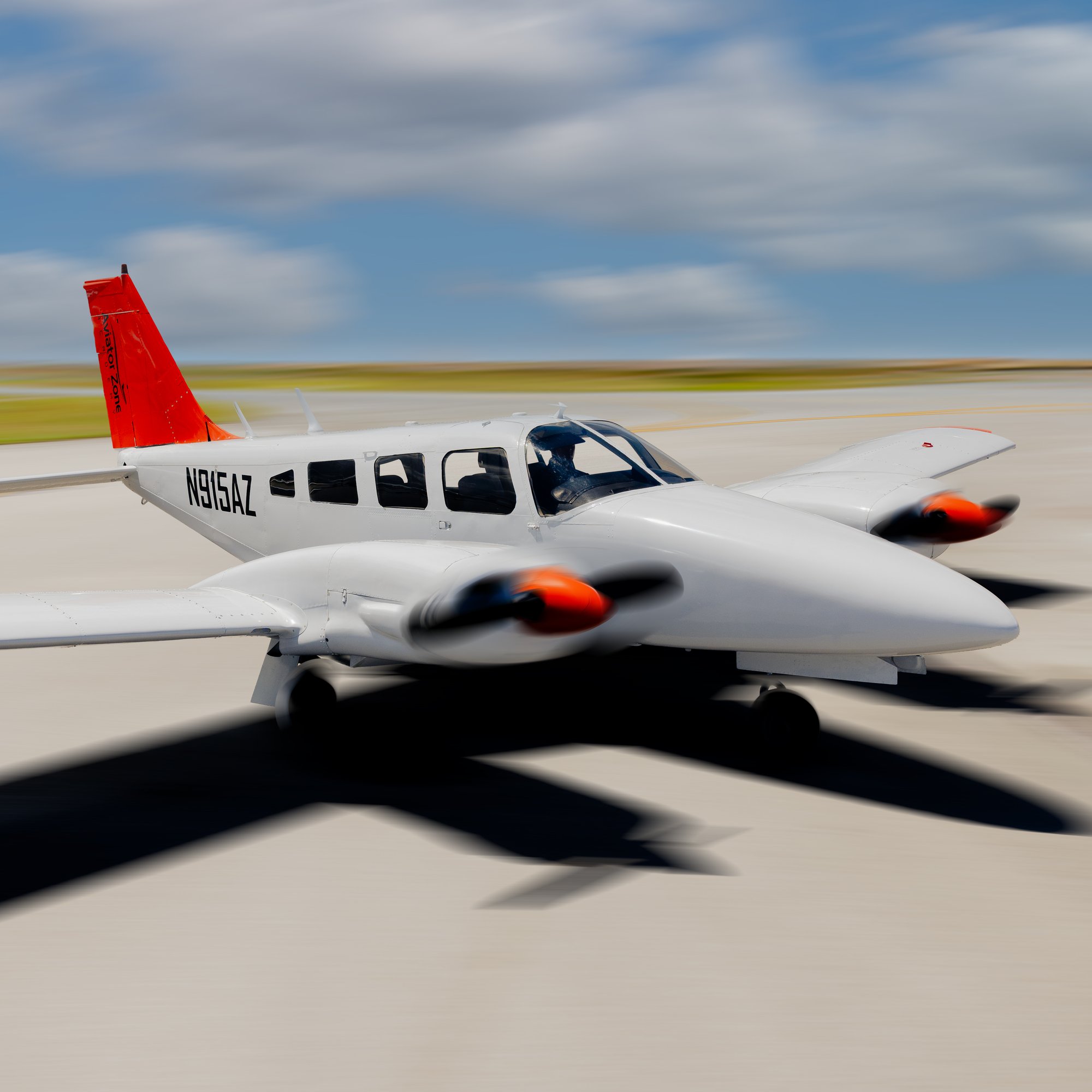 Piper Seneca N915AZ Aviator Zone Academy-1