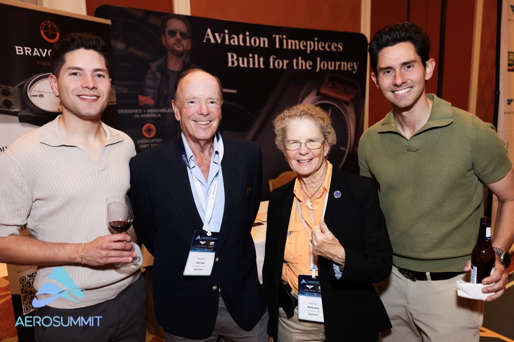 John and Martha King with Felipe and Juan Santiago at AeroSummit