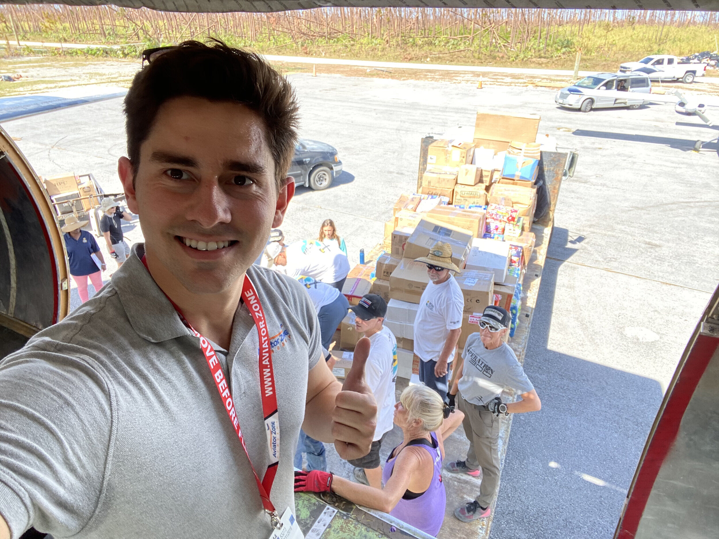 Miami to Bahamas humanitarian flights
